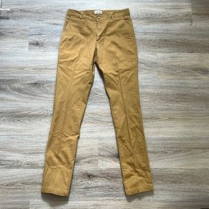 The Slim Chino in Organic British Khaki